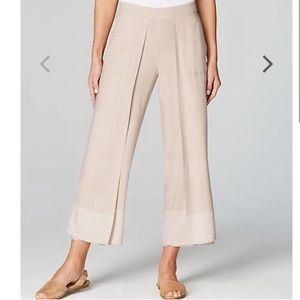 J Jill Linen & Rayon Wrap-Style Pants